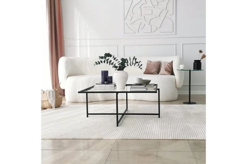 Alskaliden Sofabord 85x35x85 cm - Svart - Møbler - Bord - Sofabord