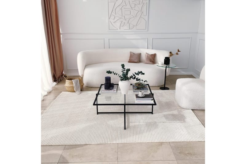 Alskaliden Sofabord 85x35x85 cm - Svart - Møbler - Bord - Sofabord