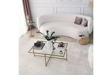 Alskaliden Sofabord 94x35x94 cm - Guld - Møbler - Bord - Sofabord