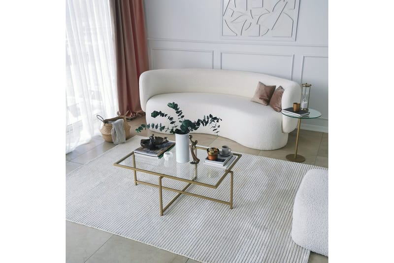 Alskaliden Sofabord 94x35x94 cm - Guld - Møbler - Bord - Sofabord