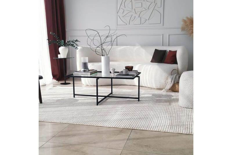 Alskaliden Sofabord 94x35x94 cm - Svart - Møbler - Bord - Sofabord