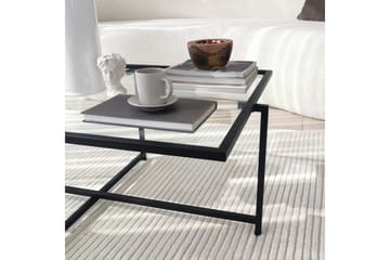 Alskaliden Sofabord 94x35x94 cm - Svart - Møbler - Bord - Sofabord