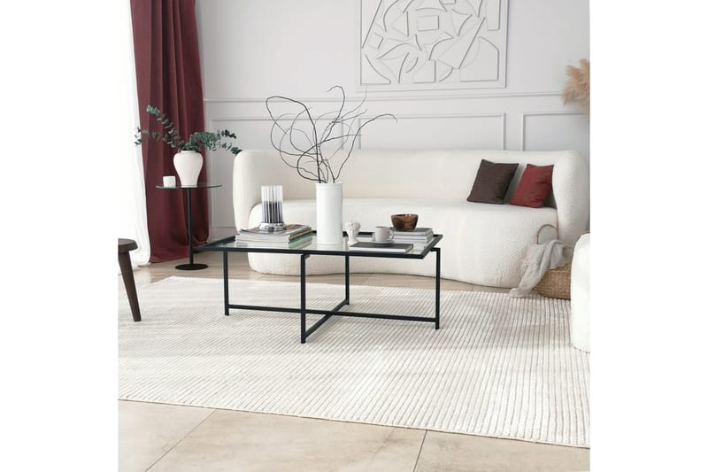 Alskaliden Sofabord 94x35x94 cm - Svart - Møbler - Bord - Sofabord