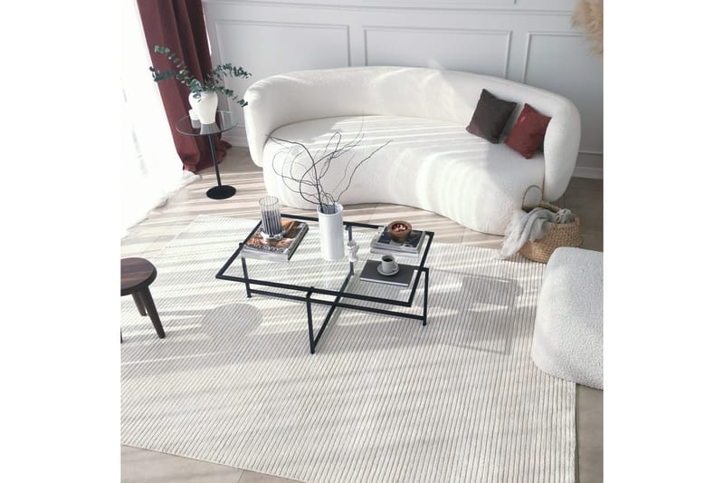 Alskaliden Sofabord 94x35x94 cm - Svart - Møbler - Bord - Sofabord