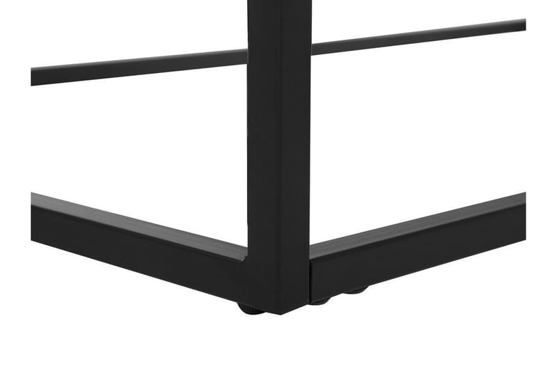 Altos Rektangulært Sofabord 64 cm i Tre og Metall med Betongeffekt - Grå - Møbler - Bord - Sofabord