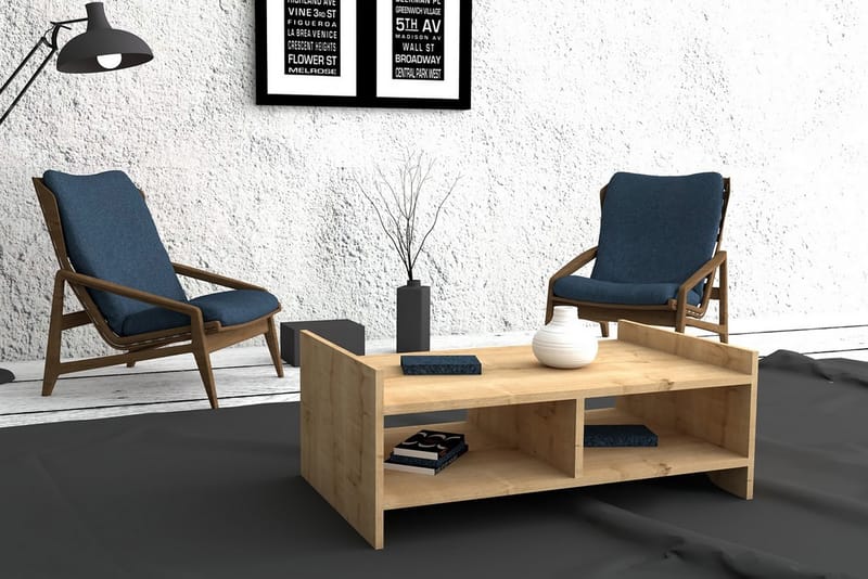 Amario Sofabord 90 cm - Valnøttsbrun - Møbler - Bord - Sofabord