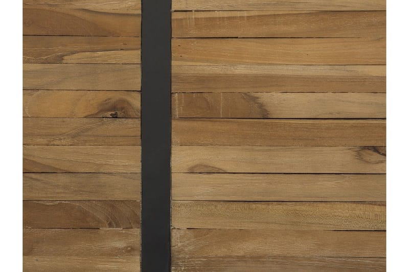 Amlin Sofabord 110 cm på Hjul - Brun/Svart - Møbler - Bord - Sofabord