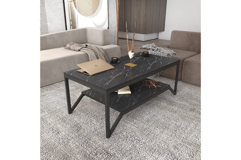 Andifli Sofabord 60x45,8x120 cm - Svart - Møbler - Bord - Sofabord