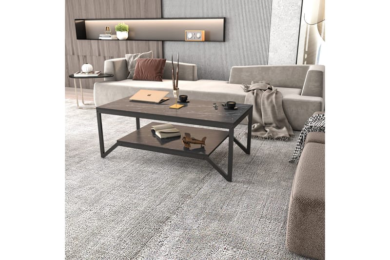 Andifli Sofabord 60x45,8x120 cm - Svart - Møbler - Bord - Sofabord