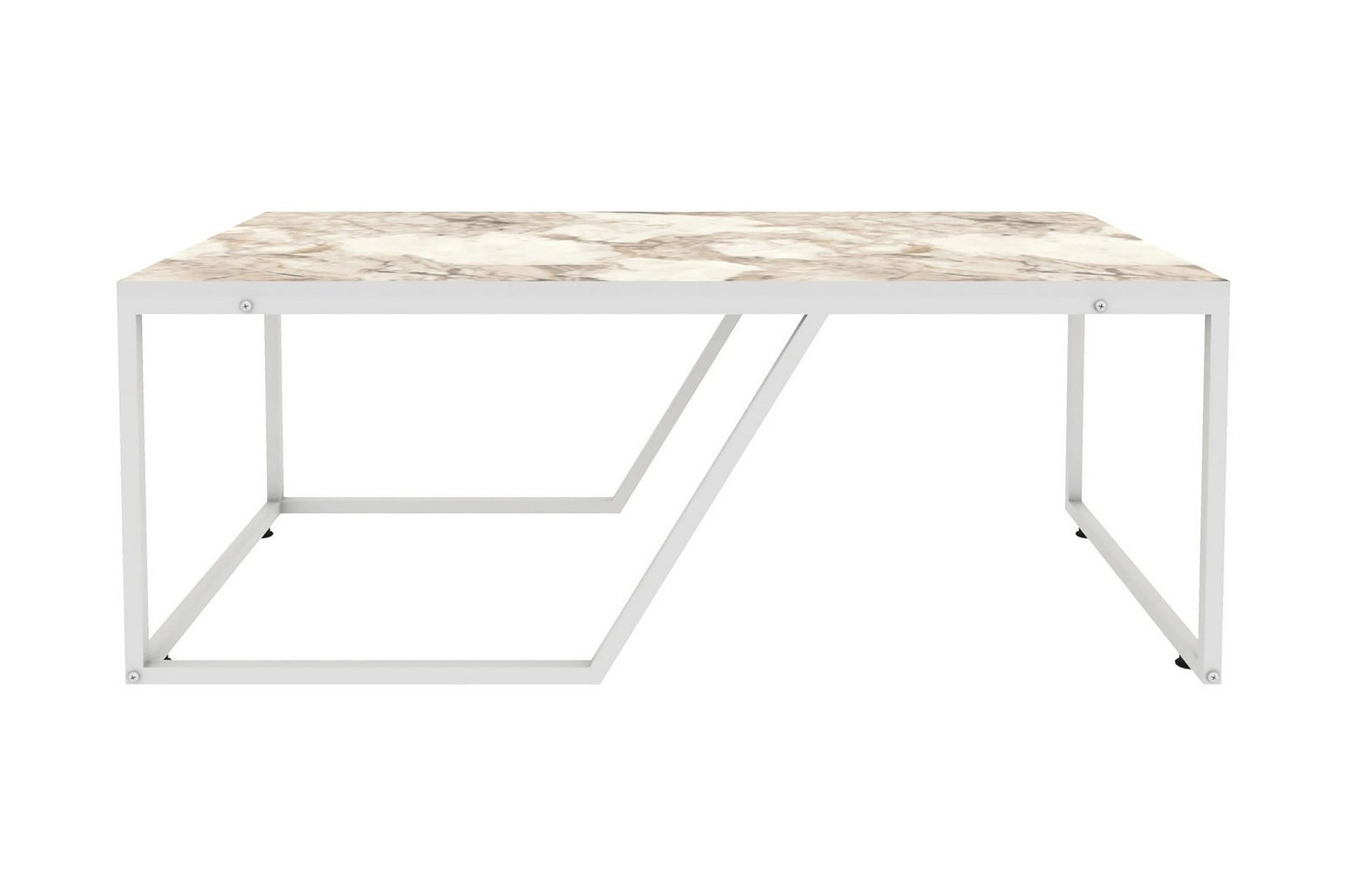 Andifli Sofabord 60x48x120 cm - Hvit - Møbler - Bord - Sofabord