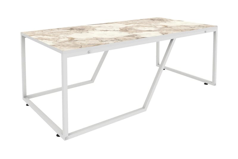 Andifli Sofabord 60x48x120 cm - Hvit - Møbler - Bord - Sofabord