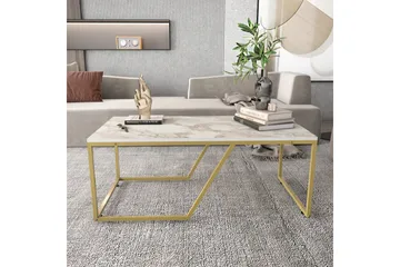 Andifli Sofabord 60x48x120 cm - Hvit - Møbler - Bord - Sofabord