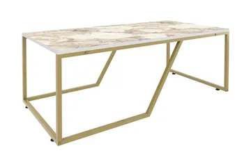 Andifli Sofabord 60x48x120 cm - Hvit - Møbler - Bord - Sofabord