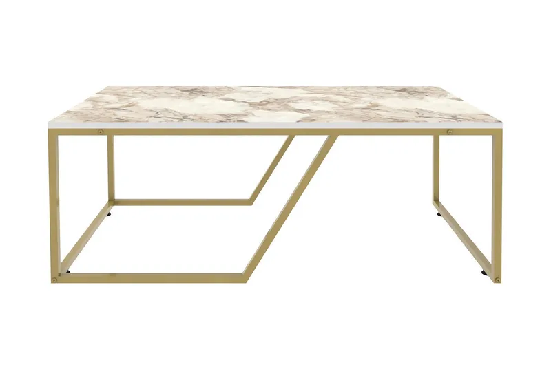 Andifli Sofabord 60x48x120 cm, Hvit