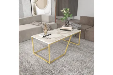 Andifli Sofabord 60x48x120 cm - Hvit - Møbler - Bord - Sofabord