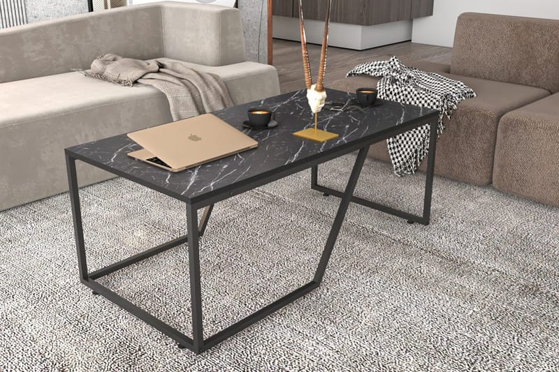 Andifli Sofabord 60x48x120 cm - Svart - Møbler - Bord - Sofabord