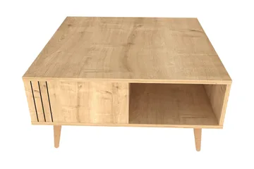 Andifli Sofabord 89,6x46,5x89,6 cm - Eik - Møbler - Bord - Sofabord