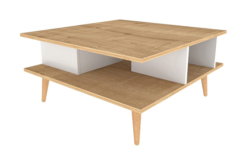 Andifli Sofabord 89x44x89 cm - Eik - Møbler - Bord - Sofabord