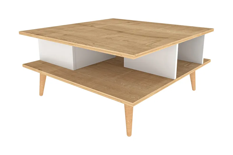 Andifli Sofabord 89x44x89 cm, Eik