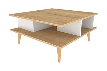 Andifli Sofabord 89x44x89 cm - Eik - Møbler - Bord - Sofabord
