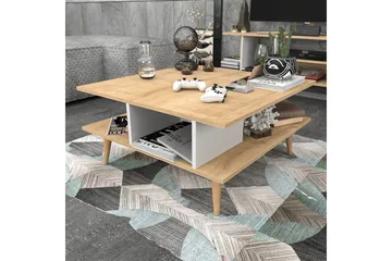 Andifli Sofabord 89x44x89 cm - Eik - Møbler - Bord - Sofabord