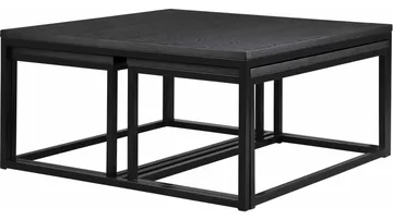 Sofabord Anish 94x47 cm Umontert - Svartlakkert - Møbler - Bord - Sofabord