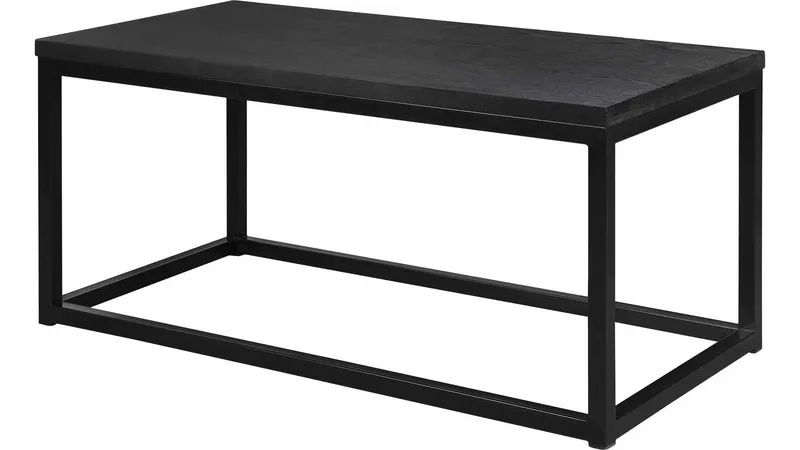 Sofabord Anish 94x47 cm Umontert, Svartlakkert