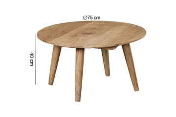 Antwanesha Sofabord 75 cm - Brun - Møbler - Bord - Sofabord