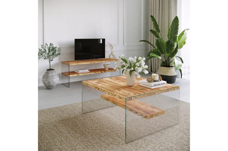 Assanisa Sofabord 75 cm - Natur - Møbler - Bord - Sofabord