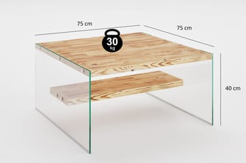 Assanisa Sofabord 75 cm - Natur - Møbler - Bord - Sofabord