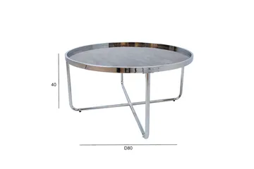 Astor Sofabord 80x40 cm Grå - Møbler - Bord - Sofabord