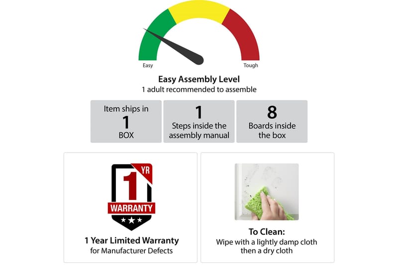 AtHena Settbord Svart/Marmormønster - Novogratz - Møbler - Bord - Sofabord