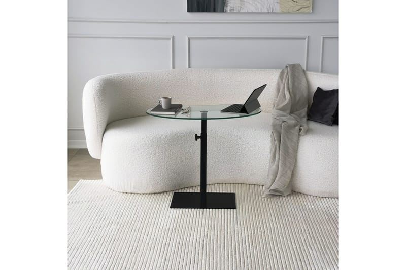 Athodna Sofabord 70x40x70 cm Oval - Svart - Møbler - Bord - Sofabord