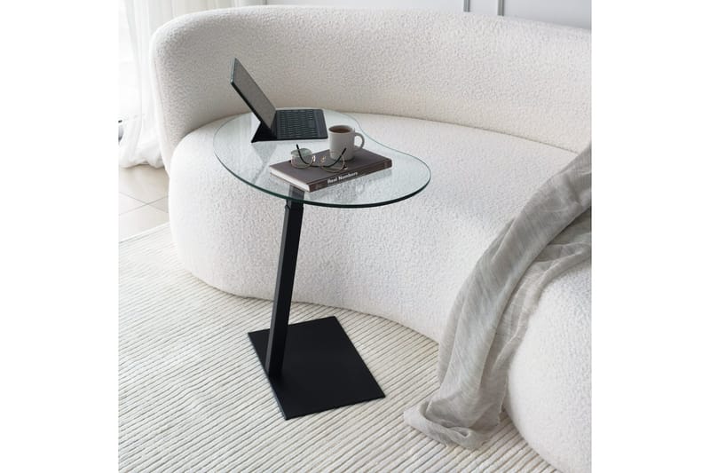 Athodna Sofabord 70x40x70 cm Oval - Svart - Møbler - Bord - Sofabord