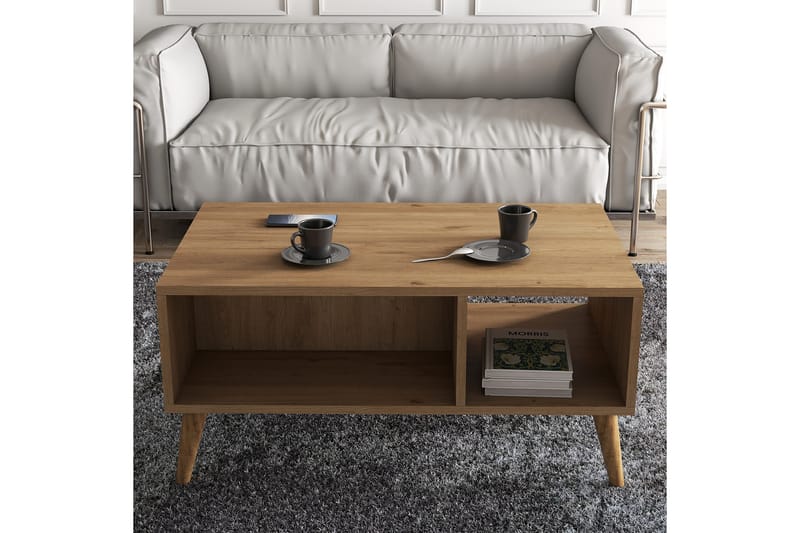 Athodna Sofabord 90x54x90 cm - Eik - Møbler - Bord - Sofabord