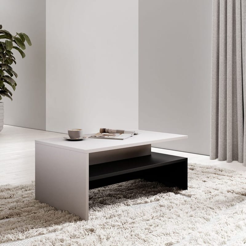 Sofabord Baros - Hvit Laminat - Møbler - Bord - Sofabord