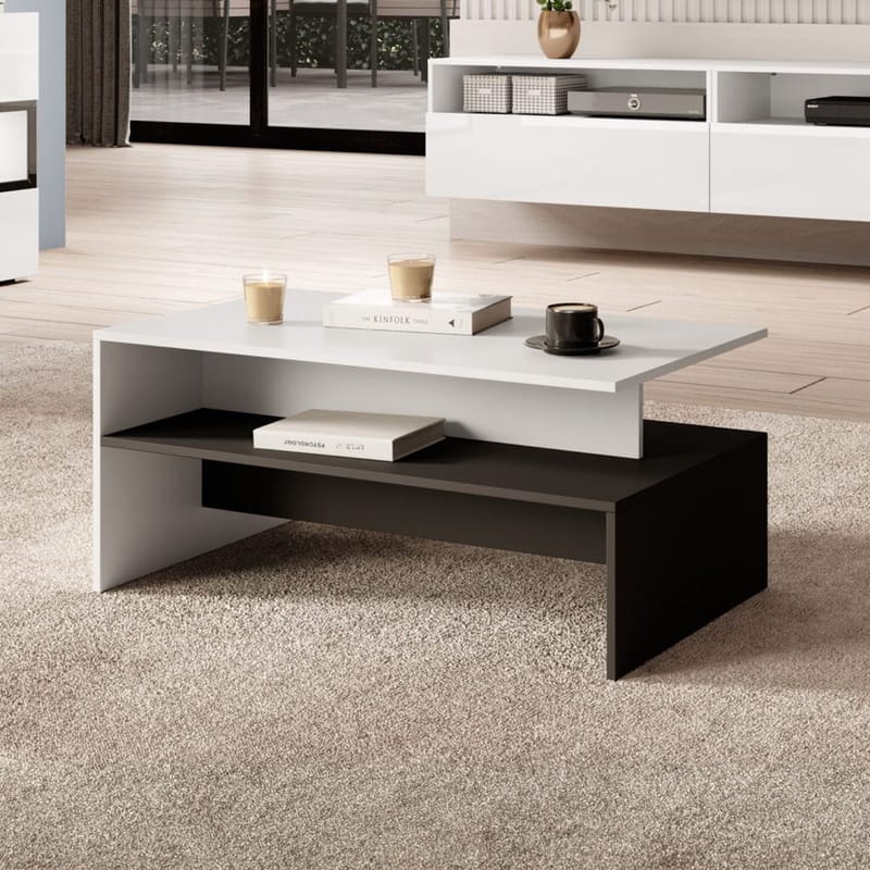 Sofabord Baros - Hvit Laminat - Møbler - Bord - Sofabord