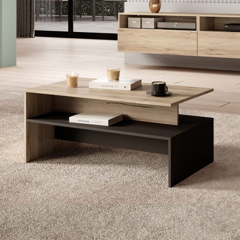 Sofabord Baros - San Remo Eik Lys Laminat - Møbler - Bord - Sofabord