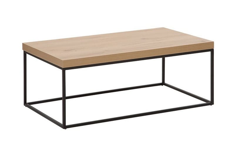 Barreras Sofabord 100 cm - Lysebrun/Svart - Møbler - Bord - Sofabord