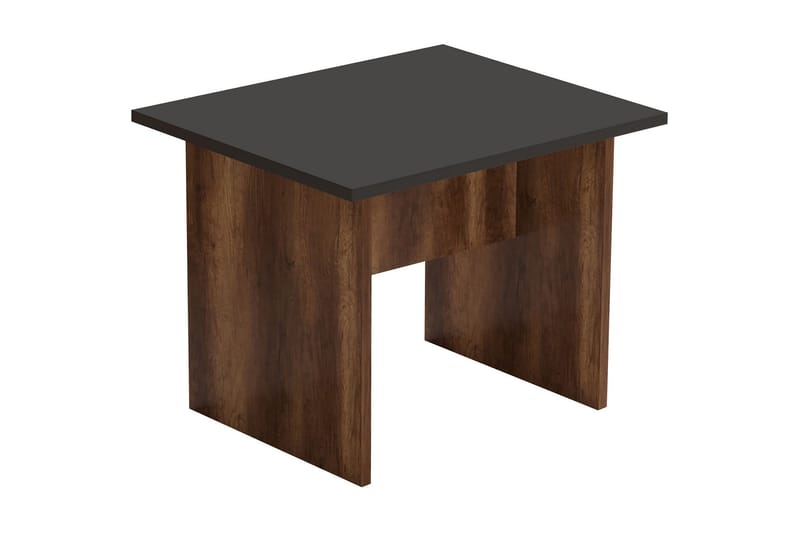 Barrock Sofabord 60 cm - Teak/Antrasitt - Møbler - Bord - Sofabord