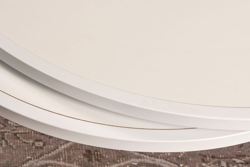 Bazra Settbord - Hvit - Møbler - Bord - Sofabord