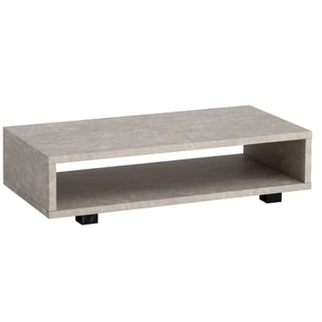 Belaro sofabord 100 cm - Sandgrå og svart - Møbler - Bord - Sofabord - Sofabord med oppbevaring