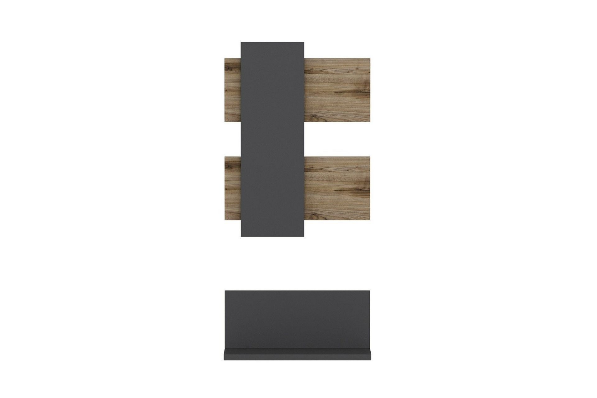 Belita Sofabord 45 cm - Eik/Antrasitt - Møbler - Bord - Sofabord