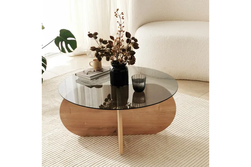 Bengul Sofabord 75 cm - Grå - Møbler - Bord - Sofabord