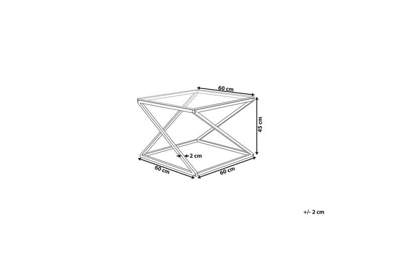 Beverly Sofabord 60 cm - Gull - Møbler - Bord - Sofabord
