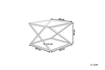 Beverly Sofabord 60 cm - Sølv - Møbler - Bord - Sofabord