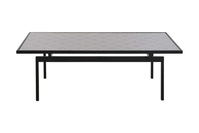 Birsay Sofabord 120 cm - Svart/Grå/Hvit - Møbler - Bord - Sofabord