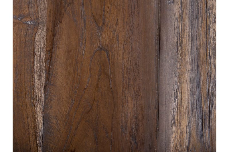 Bondiss 45 cm Rundt Sofabord med Hårnålsben i Teak - Brun - Møbler - Bord - Sofabord