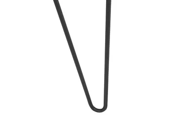 Bondiss 45 cm Rundt Sofabord med Hårnålsben i Teak - Brun - Møbler - Bord - Sofabord