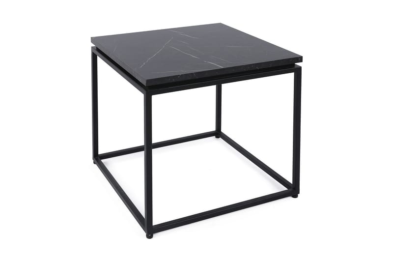 Bonegez Sofabord 45 cm Marmormønster - Svart - Møbler - Bord - Sofabord